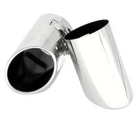 Car Exhaust Tail Pipe For VW For Passat CC 2009-2012 B6 3C 2005-2010 For EOS 2006-2012 Stainless Steel Exhaust Muffler Tip Tail Pipe Tailpipe End Chrome Trim Car