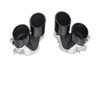 Car Exhaust Tail Pipe Replacement for Benz A35 For CLA34 For GLA35 For GLB35 Exhaust Pipe Tailpipe Four-outlet Stainless Steel Tailpipe Exhaust Tail Piece Tip(Brown)(Lavender)