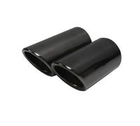 Car Exhaust Tail Pipe Tail Throat Auto Accessories For BMW For E90 Exhaust Muffler Tip End Pipe Tail Throat(Black 2PC)