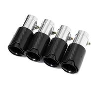 Car Exhaust Tail Pipe Tail Throat For Mercedes For Benz For E92 E93 M3 2009-2013 Muffler Tailpipe Upgrade Stainless Steel Carbon Fibre Exhaust System(OneColor)