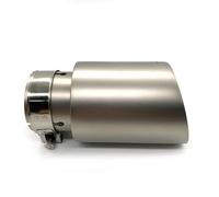 Car Exhaust Tail Pipe Tip 1Pcs Matte Stainless Steel Car Exhaust Tip System Pipe For VW For GTI For MK7 For Golf 7 Nozzle 60MM 63mm Muffler(IN 80MM-OUT 89MM)