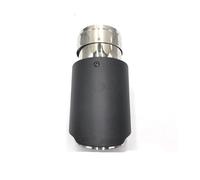 Car Exhaust Tail Pipe Tip One Piece Single Car Back Muffler Exhaust Pipe For Universal Matte Carbon Fiber System Tip(ID 83mm-OD 114mm)