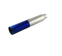 Car Exhaust Tail Universal Burnt Blue Exhaust Tailpipe 2.5'' In 3.5''/4'' Single Exit Out K-TUNED Car Stainless Steel Exhaust Tip(H1DQ2017e-KT)