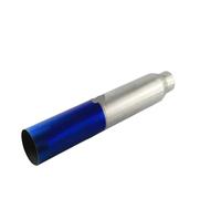 Car Exhaust Tail Universal Burnt Blue Exhaust Tailpipe 2.5'' In 3.5''/4'' Single Exit Out K-TUNED Car Stainless Steel Exhaust Tip(L1DQ2017e-KT)