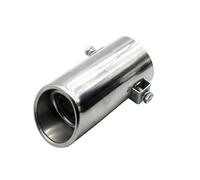 Car Exhaust Tail Universal Car Exhaust Pipe Tip Muffler Steel Stainless Slant Mouth Flat Tailpipe For Tail Tube Vehicle Auto