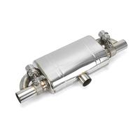 Car Exhaust Tail Vacuum Pump Variable Valve Mufflers Remote Control Stainless Steel Universal T Shape One In Two Out 63MM 76MM(2.5 without)