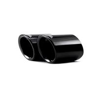 Car Exhaust Tailpipe 2 Piece For BMW X1 F48 2016-2020 Chrome Car Exhaust Mufflers Tip Pipes Rear Modified Tail