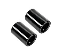 Car Exhaust Tailpipe 2Pcs Steeless Exhaust Muffler Tip Pipes Rear Modified Tail Throat Liner For F10 F20 F30 F32 F34 F48 Car Accessories(Color h)
