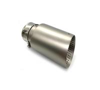 Car Exhaust Tailpipe 51mm Exhaust Tip 304 Stainless Steel Muffler Rear Tail Pipe Nozzle Car Accessories Tail Throat Tail Pipe