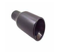 Car Exhaust Tailpipe 63mm Inlet 101mm Outlet 203mm Overall Exhaust Muffler Pipe Stainless Steel Bevel Brunt Blue Black Auto Rear Tail Throat