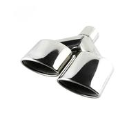 Car Exhaust Tailpipe Car Muffler Exhaust Tips Y type Oval dual exhaust tip for modifiy(EJ30211-L-AG)
