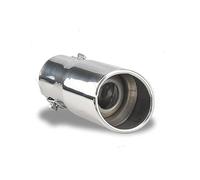 Car Exhaust Tailpipe Car Tail Rear Chrome Round Exhaust Pipe Muffler Tip Stainless Steel Throat Liner Tail Throat Tail Pipe(Angle)