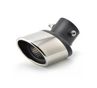 Car Exhaust Tailpipe Compatible With Chevrolet For Cruze Trax For Aveo Lova Sail Epica Captiva Volt Camaro For Cobalt Stainless Steel Car Exhaust Muffler Tip Pipes Covers(Bending)