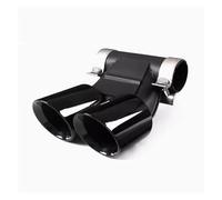 Car Exhaust Tailpipe For 718 For Cayman 987 For Boxster Rectangle Exhaust Tip Upgrade In The Double Exit Muffler Tail Pipe Rear Exhaust Pipe End Throat(987 GTSBlack)