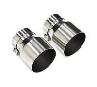 Car Exhaust Tailpipe For BMW F22 F23 M235i M240i F20 F21 M135i M140i F30 F31 M335i M340i F32 F33 F36 M435i M440i ID60mm Muffler 2pcs/lot Exhaust Tip Tail Throat Tail Pipe(Matte)