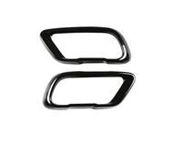 Car Exhaust Tailpipe For BMW For X5 G05 For X7 G07 2019+ Stainless Version Car Pipe Throat Exhaust Outputs Tail Frame Trim Cover Auto Accessories(Style 1)