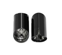 Car Exhaust Tailpipe For BMW G22 G26 420i 430i G20 G21 320i 330i Exhaust System Nozzle Cover 2pcs/lot Stainless Steel Trims Tailpipe Tail Throat Tail Pipe(Black)