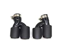 Car Exhaust Tailpipe For BMW G30 G31 535i 528i 530i 2018+ For M5 Look Carbon Fiber Muffler Tip Nozzle Tailpipe Exhaust System Tips Quad Car(CFB)