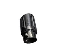 Car Exhaust Tailpipe For Breeze 1.8 For Prado 09-16 Exhaust Tips 78mm Inlet 101mm Outlet(Black 78mm)