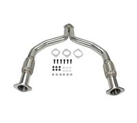 Car Exhaust Tailpipe For Infiniti G37 V36 For VQ37VHR For VG30DETT V6 2008-2014 Stainless Steel X/Y-Pipe/Downpipe Exhaust Flex Piping Tail Muffler Tip