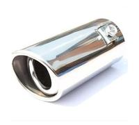 Car Exhaust Tailpipe For Q5 For A3 8p 2010-2025 Exhaust Pipe Tip Car Auto Muffler Steel Stainless Trim Tail Tube Exhaust Pipe Nozzle(Bevel)