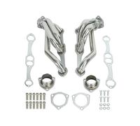 Car Exhaust Tailpipe For Small Block For Chevy For Blazer S10 2WD 350 V8 Engine Swap Headers Manifold Tail Muffler Tip