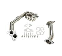 Car Exhaust Tailpipe FOR SUBARU FOR IMPREZA FOR WRX FOR STI EJ25 08-17 2piece Manifold Header+UP-Pipe/Uppipe/Exhaust Tail Muffler Tip