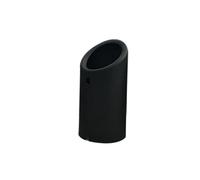 Car Exhaust Tailpipe For VW For CC For Passat For Tiguan Carbon Car Rear Exhaust Tail Pipe Muffler Throat Tail Throat Tail Pipe(1pcs MatteBlack)