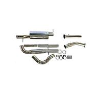 Car Exhaust Tailpipe For VW For Golf For Jetta For G.T.I MK4 99-04 1.8L 3" Turbo Back Exhaust Catback 1.8T Downpipe Tail Muffler Tip