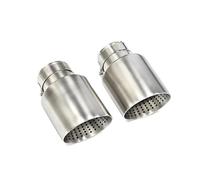 Car Exhaust Tailpipe For VW For GTI MK7 For Golf 7 Nozzle 60MM 63mm Muffler Tip 1 Pcs Matte Stainless Steel Car Exhaust Tip System Pipe Universal Exhaust Tip(ID60MMOD89MM)