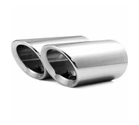 Car Exhaust Tailpipe For VW For Tiguan MK2 2017 2018 1pcs Stainless Steel Car Exhause Tail Throat Pipe Accessories