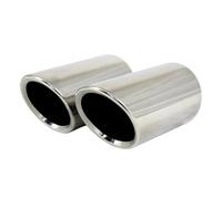 Car Exhaust Tailpipe For VW Sagitar Lavida For Bora For Golf For Tiguan For Scirocco 1.4T 2006-2025 Stainless Steel Car Exhaust Muffler TailPipes Special TailPipes Exhaust Tip Tail Pipe(Silver)