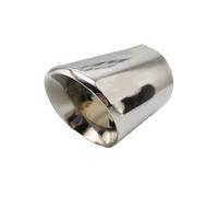 Car Exhaust Tailpipe Tail Throat For BMW For Series For M5 2018 2019 2020 2021 Automobile Exhaust Pipe Tail Throat(Silver)
