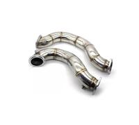 Car Exhaust Tailpipe Tail Throat For BMW N54 135i 335Xi E82 E90 E91 E92 E93 3.0T 2007-2013 Car Downpipe Exhaust Pipe Turbo Down Pipes Stainless Steel