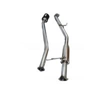 Car Exhaust Tailpipe Tail Throat For Pickup For Truck TRITON 2015-2019 Car Carbon Fiber Exhaust Pipe Single Outlet Stainless Steel Kit