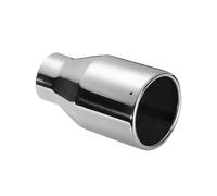 Car Exhaust Tailpipe Tail Throat Universal Single-layer Rolled Beveled Stainless Steel Automobile Exhaust Pipe Decorative Tail Throat