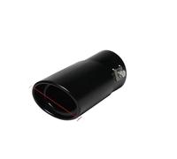 Car Exhaust Tailpipe Universal 2.5" Inlet Exhaust Muffler Tip Pipe: Stainless Steel Chrome Trim Tailpipe, Rear Throat For Most Cars Automobile Tailpipe(G)