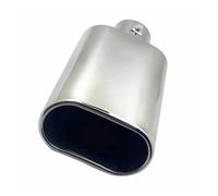 Car Exhaust Tailpipe Universal Square Car Exhaust Muffler Tip Pipe Tail Throat Silencer Stainless Steel Tuning Auto Accessoriess 63mm
