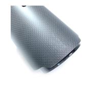 Car exhaust tailpipes Fullstar 1PCS Car Exhaust Pipe Straight Flange Matt Carbon Tail End Tip Black Stainless Steel Muffler Pipe Rear muffler tailpipe(ID 48mm-OD 89mm)