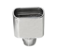 Car Exhaust Tip 1 Pcs Car Muffler Tip Stainless Steel Universal Exhaust Pipe For All Auto Tailpipe Tail Throat