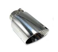 Car Exhaust Tip 1 Pcs Stainless Steel Car Muffler Tip Exhaust System Pipe Universal 57MM 60MM 63mm For Golf7 GTI MK7 Exhaust Whistle(ID 67-OD 101)