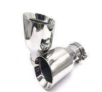 Car Exhaust Tip 1 Piece Stainless Steel Universal Exhaust System End Pipe Car Exhaust Tip(ID 63mm-OD 89mm)