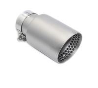 Car Exhaust Tip 1pc 89mm 101mm Car Exhaust Pipe Upgrade Stainless Steel Mesh Muffler Nozzle Tip Tailpipe Exhaust Head Outlet(IN61 OUT 101mm)