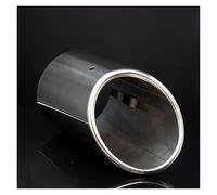 Car Exhaust Tip 1pc Car Exhaust Pipe Muffler Applicable For Q7 2007-2015 Automotive External Modification Accessory Muffler Tip(1Pc Plug-Silvery)