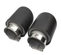 Car Exhaust Tip 1pcs 114MM Outlet Universal Muffler Tips Exhaust Pipe Matte Carbon Fiber Exhaust Tip 304 Stainless Steel(70mm-101mm)
