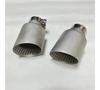 Car Exhaust Tip 2pcs Exhaust Nozzle Stainless Steel Large Diameter 101mm 114mm Open Car Muffler Trim Tail Throat(54mm-101mm)