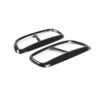 Car Exhaust Tip 2Pcs For Volvo For XC90 Stainless Steel Pipe Throat Exhaust Outputs Tail Frame Trim Cover Exterior Parts Tail Throat