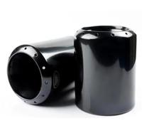 Car Exhaust Tip 2pcs/Set Car Exhaust Pipe Tail Throat For Land For Rover For Evoque Accessories Muffler Silencer Muffler Tip