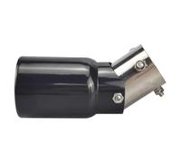 Car Exhaust Tip 38-54mm Inlet Adjustable Adjustable Stainless Steel Automobile Exhaust Tip Muffler Tail Throat Tail Throat(In 38-54mmB)