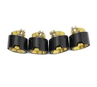 Car Exhaust Tip 4 PCS For BMW For M2 For M3 For M4 G80 G82 G83 G87 Carbon Fiber Exhaut Tips Exhaust Pipes Muffler Tip Nozzle Tail Throat(Carbon Fiber B)